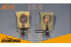 Which has better fire resistance, glass wool or mineral wool?