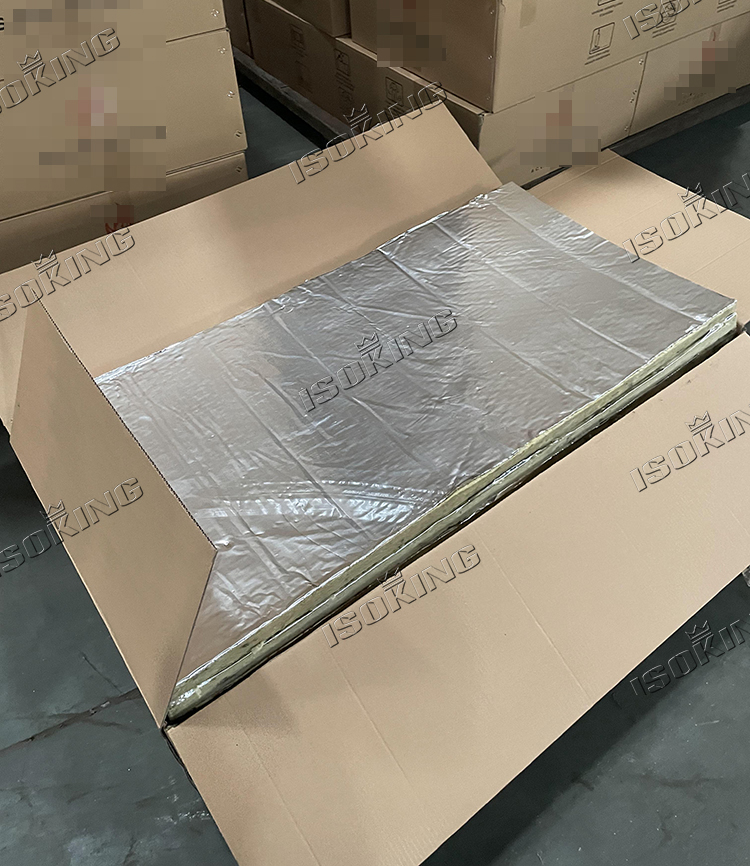 foil faced Mineralwool slabs