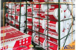 ISOKING rock wool rolls keep shipped to meet the demands of the South American and Southeast Asian markets