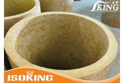 The Mineral wool Pipe Insulation For Industrial Engineering Pipelines  