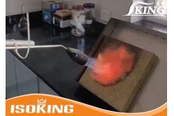 ISOKING Fireproof Mineralwool Test Video