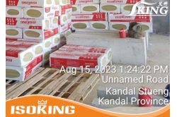 ISOKING Mineralwool Insulation Slab Arrive at Cambodia