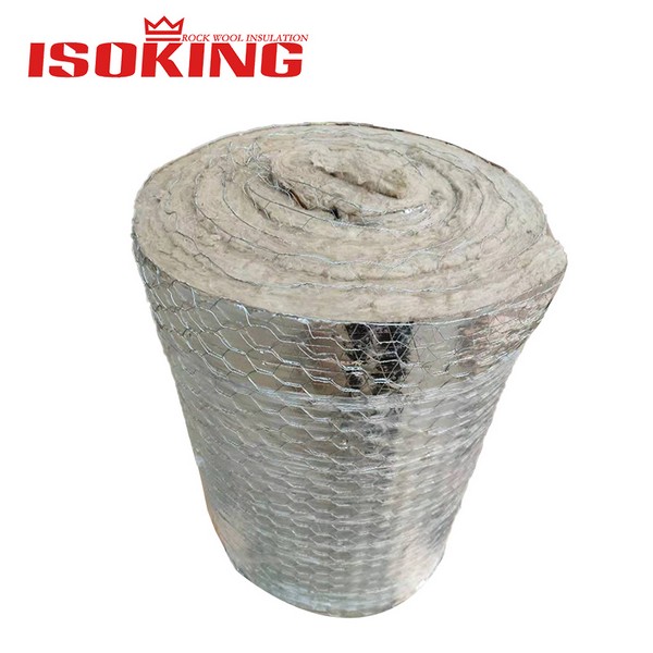 Mineral Wool Blanket with Wire Mesh and Alum Foil