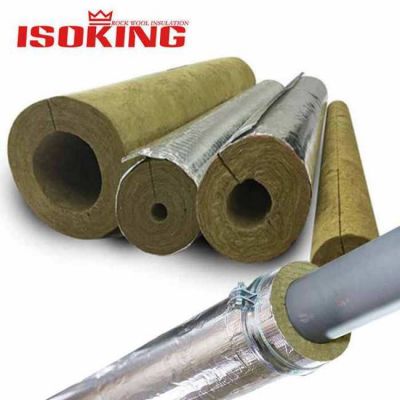 Insulation Thermal Jacketing,Mineral Wool,Mineral Wool Pipe,Steam Pipe Section,Oil Gas Pipeline Pipework